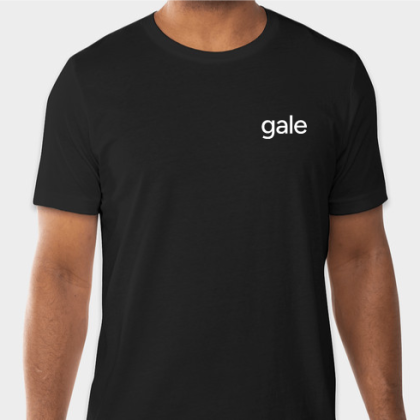 Man Wearing Gale t-shirt